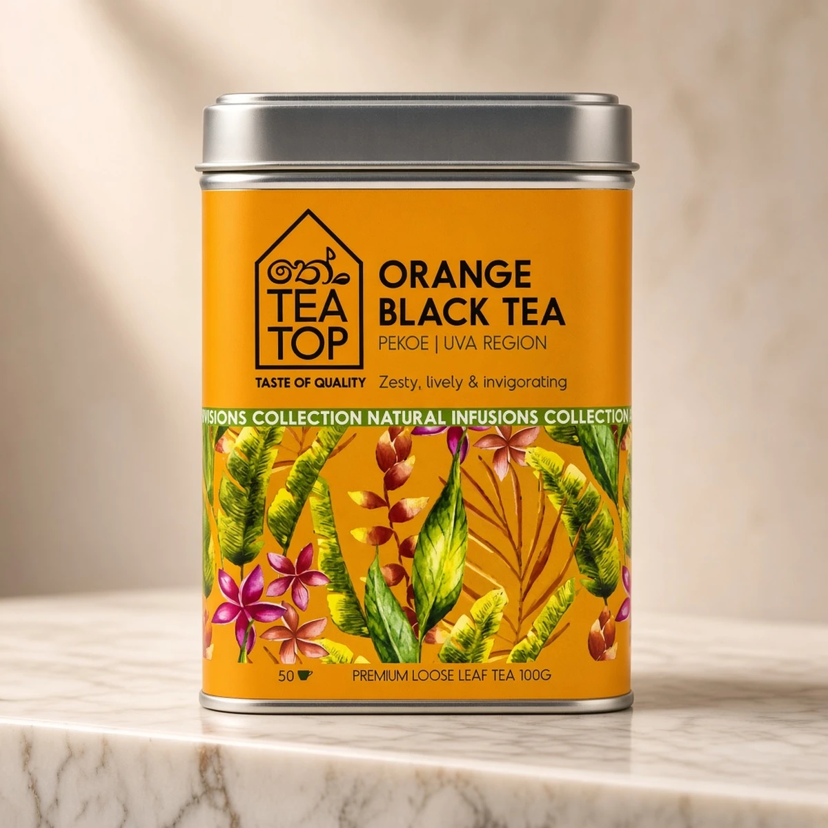 Orange Black  Uva region  Ceylon Tea