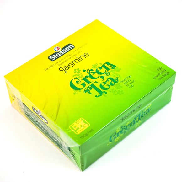 Stassen Jasmine Green 100 Envelop Tea Bags image