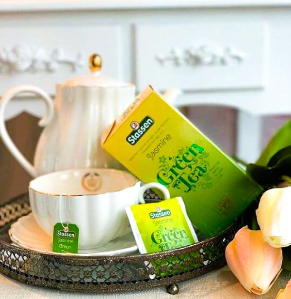 Stassen Jasmine Green 25 Envelop Tea Bags FBOP Uva region pure Ceylon Tea